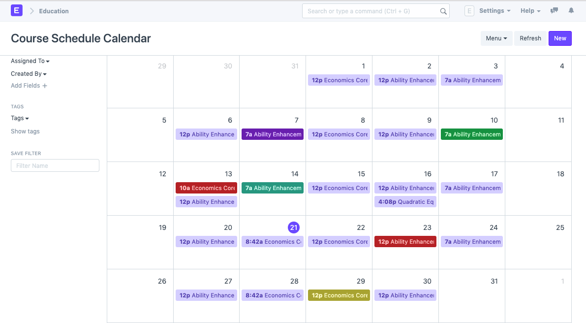 Intuitive Student Portal