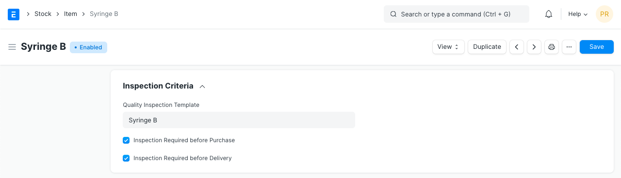 Checks Across End to End Material Flow