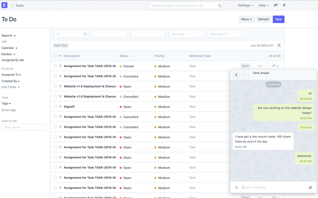 Stay Connected and Organized with Todos and Chat!